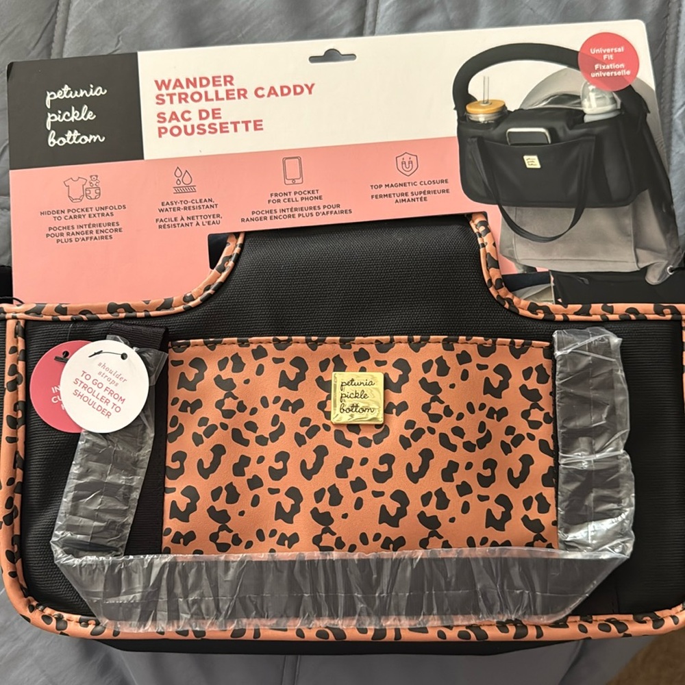 NWT Petunia Pickle. Bottom wander stroller Caddy
